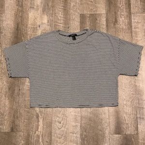 Forever 21 striped crop top